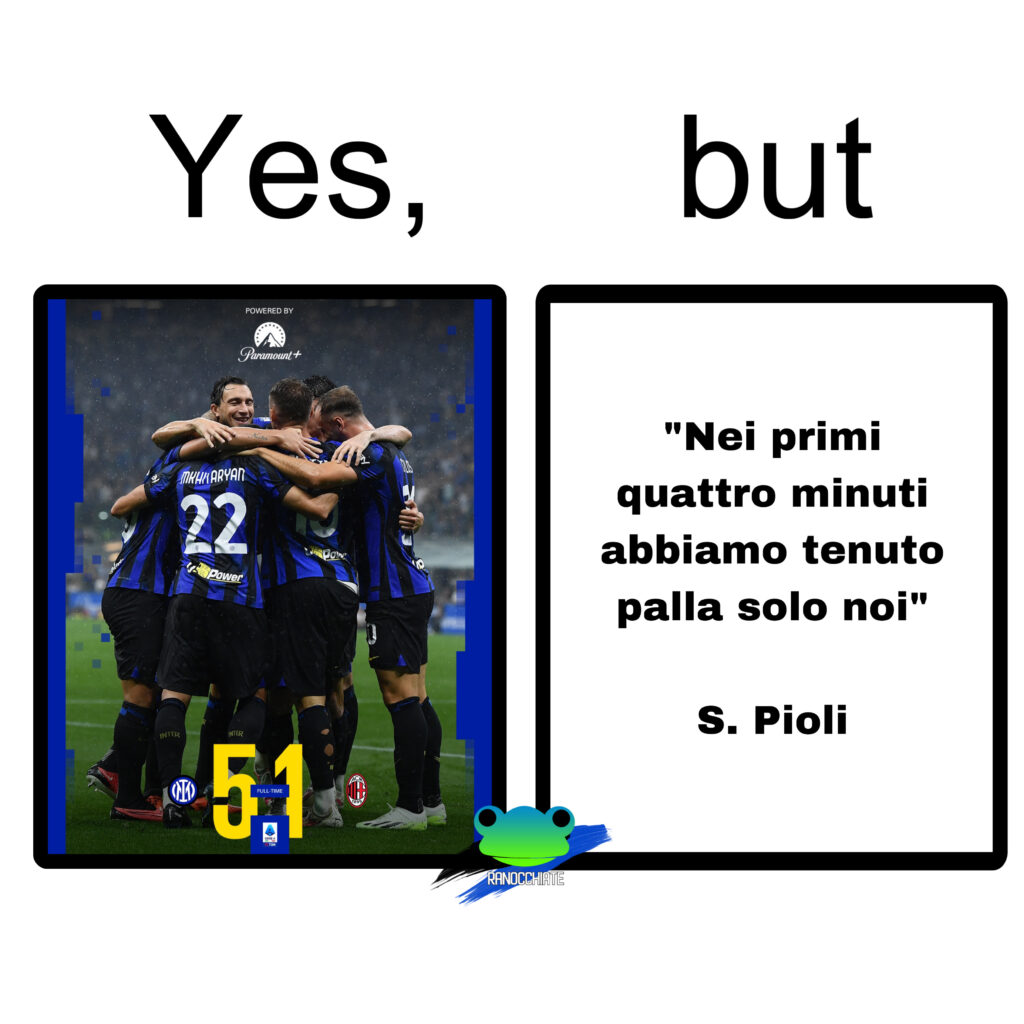 Inter - Milan, 5x2 cinquine post-quinto derby vinto  2 Ranocchiate