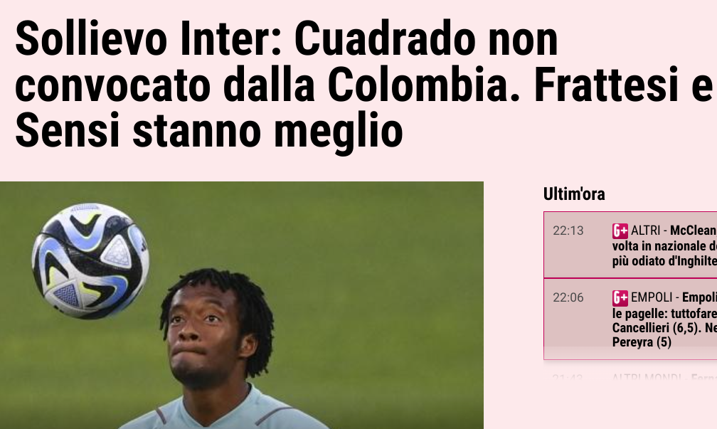 Inter - Bologna, il prepartita nazionale 7 Ranocchiate